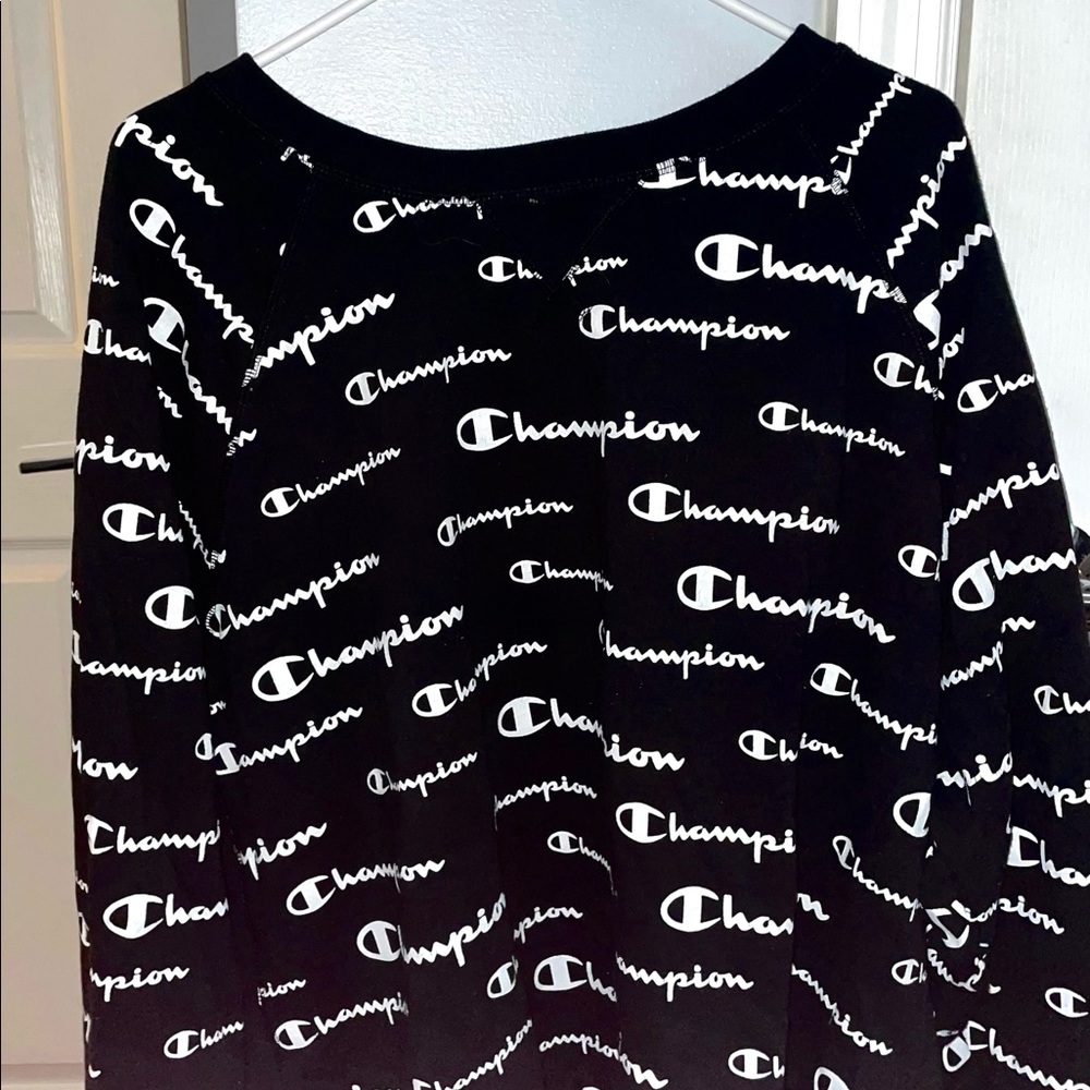 Champion printed cropped sweatshirt